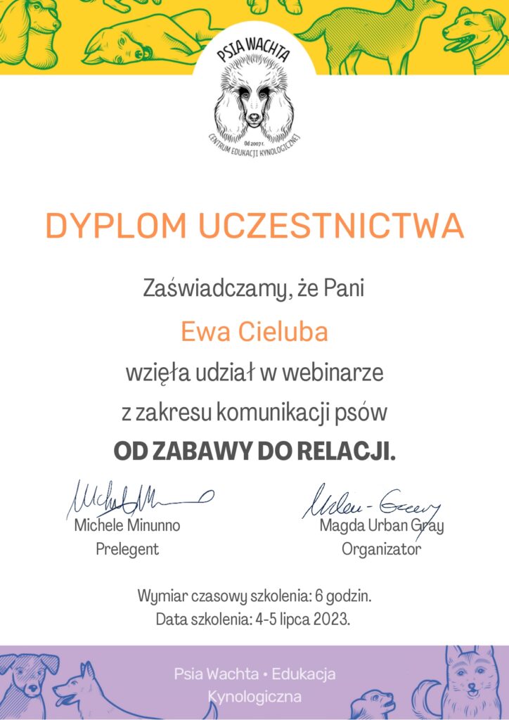 Komunikacja Psów. Od Zabawy do Relacji - Michele Minunno