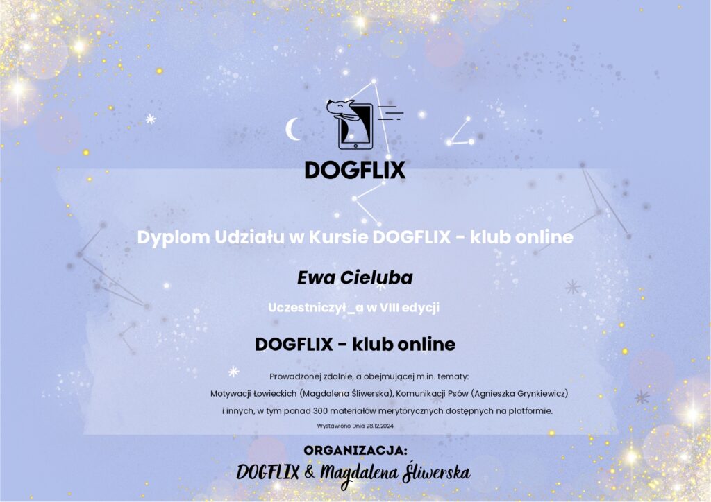 Kurs DOGFLIX - klub online - ed. VIII