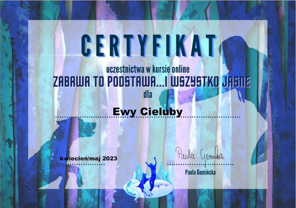 Zabawa To Podstawa - Paula Gumińska