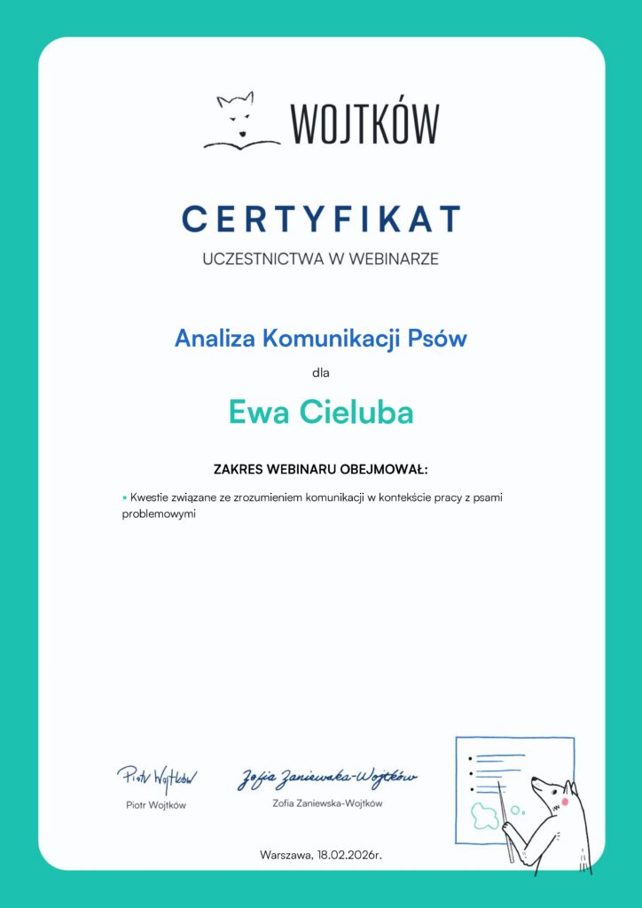 Analiza Komunikacji Psów - Wojtków Szkolenia